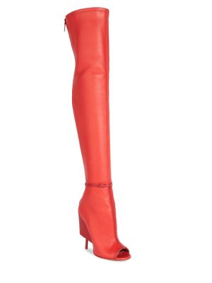 givenchy over the knee rain boots