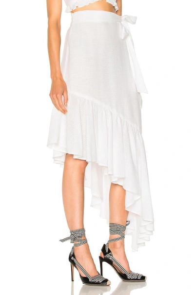 Shop Lpa For Fwrd Skirt 534 In White
