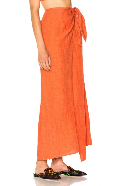 Shop Lpa For Fwrd Skirt 529 In Orange