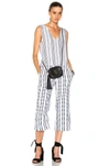 LEMLEM LEMLEM YESHI JUMPSUIT IN GEOMETRIC PRINT,STRIPES,WHITE,HS1730