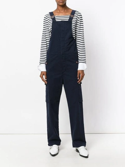 Shop See By Chloé Overall Jumpsuit - Blue