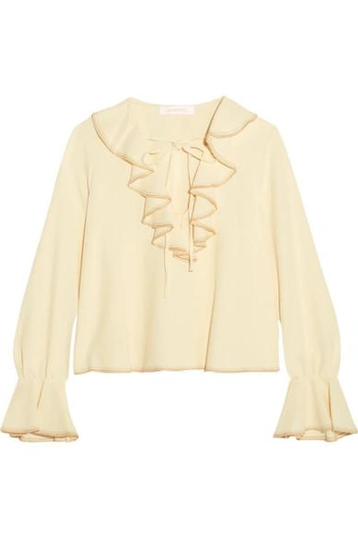 Shop See By Chloé Ruffled Crepe Blouse
