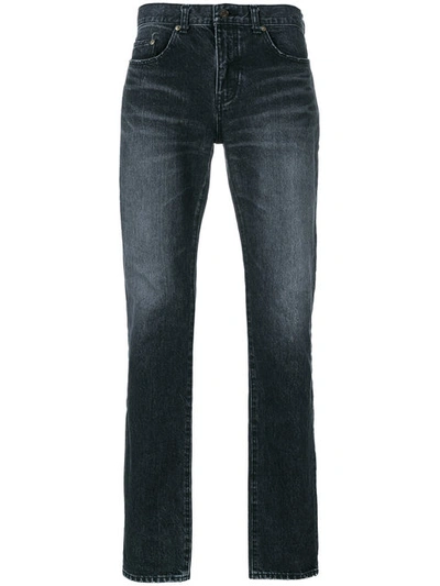 Saint Laurent Classic Skinny Jeans In Black