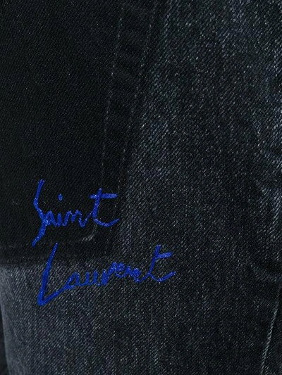 Shop Saint Laurent Classic Skinny Jeans In Black