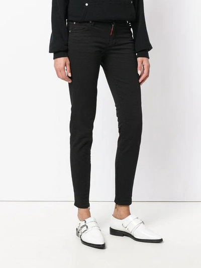 Shop Dsquared2 Twiggy Jeans - Black
