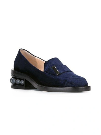 Shop Nicholas Kirkwood 35mm Casati Pearl Moccasin Loafers