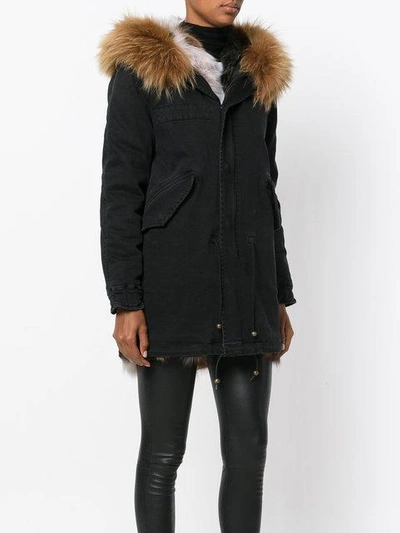 Shop Mr & Mrs Italy Classic Fur-lined Parka In C4124