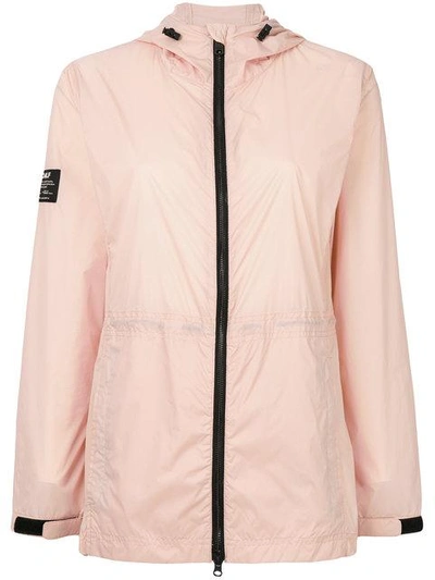 Shop Ecoalf Julia Windbreaker Coat In Pink