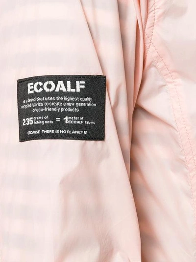 Shop Ecoalf Julia Windbreaker Coat In Pink
