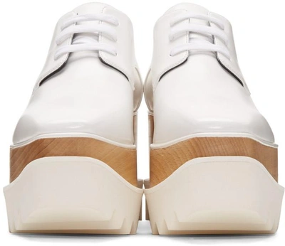 Shop Stella Mccartney White Elyse Platform Derbys In 9000 White