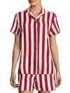 RED VALENTINO Striped Camp Shirt