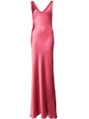 GALVAN Bias slip dress,52501