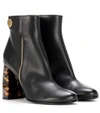 STELLA MCCARTNEY FAUX-LEATHER ANKLE BOOTS,P00271314