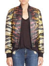 FAITH CONNEXION Reversible Tiger-Print Bomber Jacket