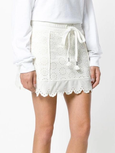 Shop Fenty X Puma Scalloped Drawstring Mini Skirt