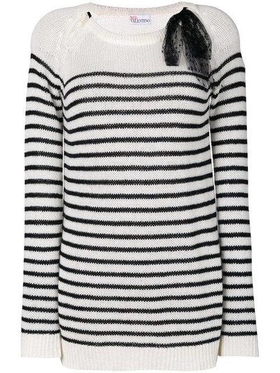 Shop Red Valentino Striped Jumper