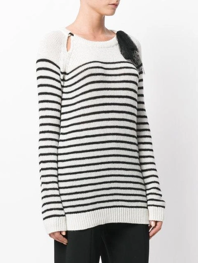 Shop Red Valentino Striped Jumper