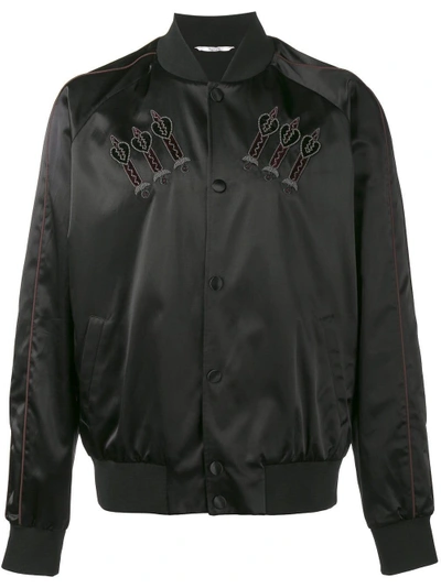 Shop Valentino Love Blade Bomber Jacket