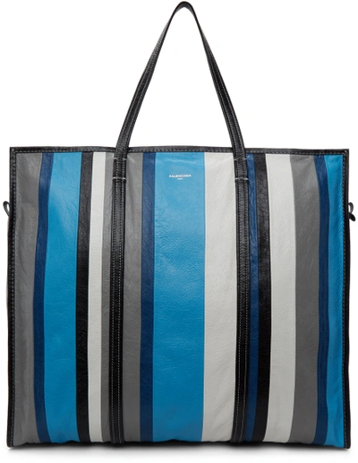 Balenciaga Blue Bazar Shopper Xl Tote | ModeSens