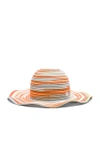 MAISON MICHEL for FWRD Short Capeline Paper Straw Hat,1065001001