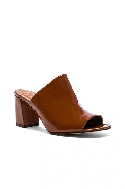 Shop Maryam Nassir Zadeh For Fwrd Penelope Mule In Brown,metallics