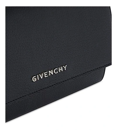 Shop Givenchy Grained Leather Long Wallet In Black