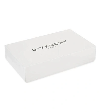 Shop Givenchy Grained Leather Long Wallet In Black