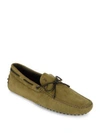TOD'S Suede Tie Moccasins