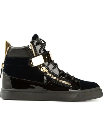 Giuseppe Zanotti Golden Strap Hi-top Sneakers