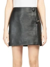 ACNE STUDIOS Lise Leather Mini Skirt