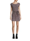 JOIE Solid Suede Dress