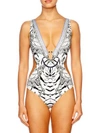 CAMILLA Chinese Whispers One-Piece Cutout Swimsuit