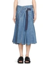 SACAI Cotton Denim Skirt