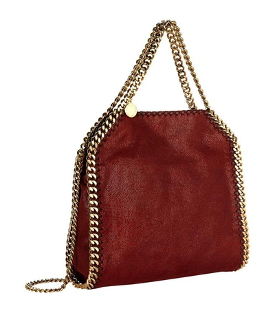 Shop Stella Mccartney Mini Falabella Tote Bag In Red