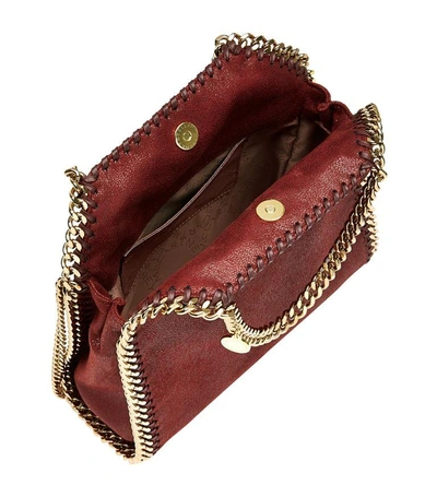 Shop Stella Mccartney Mini Falabella Tote Bag In Red