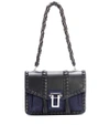 PROENZA SCHOULER HAVA CHAIN LEATHER AND SUEDE SHOULDER BAG,P00274251