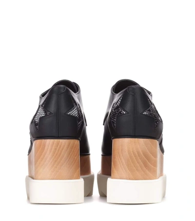 Shop Stella Mccartney Elyse Platform Derby Shoes In Llack