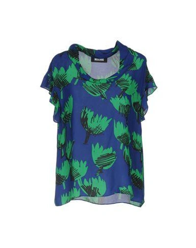 Shop Boutique Moschino Blouse In Blue