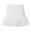 LOVESHACKFANCY Camilla Crochet Lace Mini Skirt,LS021175/CAMILLA