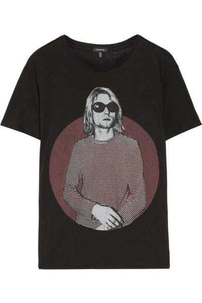 Shop R13 Kurt Boy Printed Cotton And Cashmere-blend T-shirt