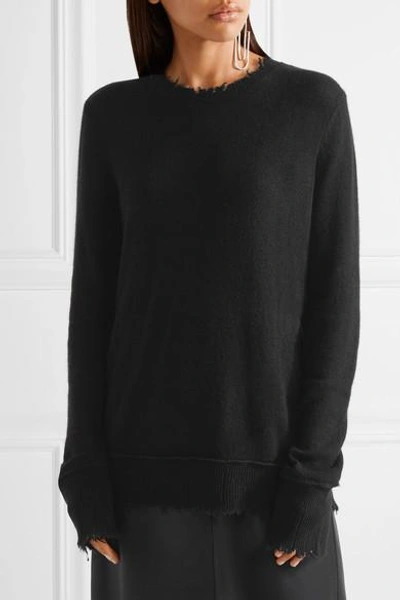 Shop R13 Distressed Edge Cashmere Sweater