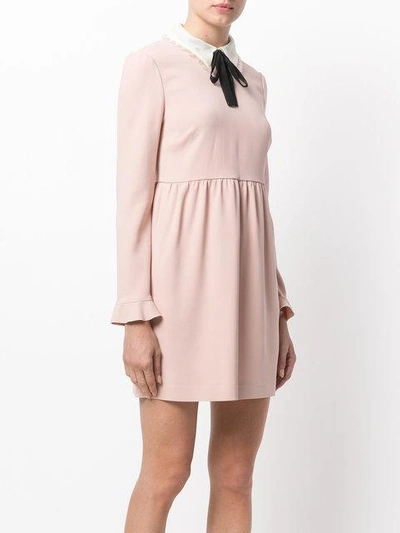 Shop Red Valentino Pussy Bow Collar Dress