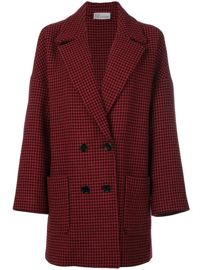 Shop Red Valentino Houndstooth Coat
