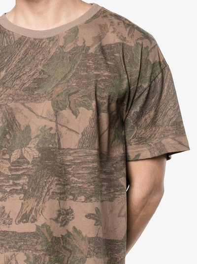 Shop Yeezy Tree Print Oversized T Shirt In Green