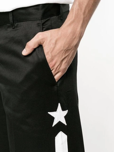 Shop Givenchy Striped Bermuda Shorts