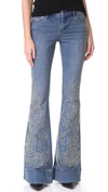 ALICE AND OLIVIA RYLEY STUDDED JEANS