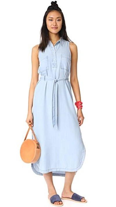 Shop Bb Dakota Maise Maxi Dress In Light Blue