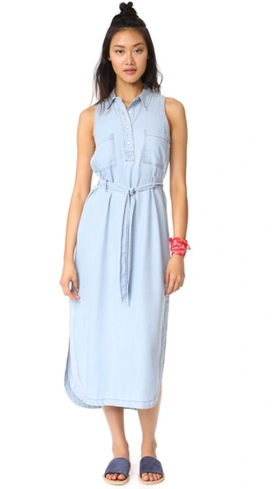 Bb Dakota Maise Maxi Dress In Light Blue