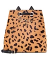 CHARLOTTE OLYMPIA FELINE PRINTED CALF HAIR BUCKET BAG,P00251533-1