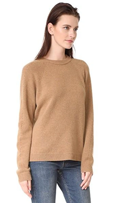 Shop Belstaff Shilpa Cashmere Sweater In Sepia